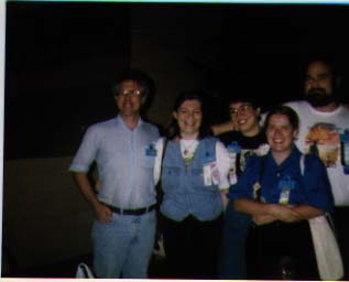 Leigh Kimmel hangs out with some friends from GEnie